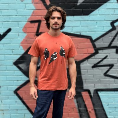 Singing Magpies Ginger Spice Mens Tee