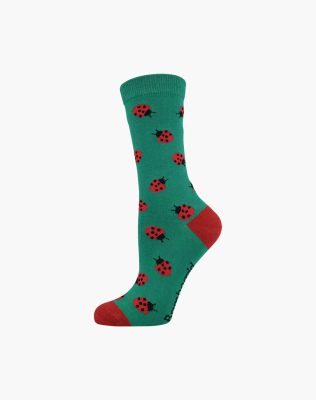  Womens Ladybird Bamboo Sock