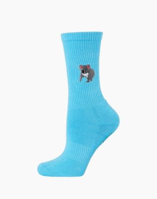  Womens Koala Zoo Conservation Sock - Sky