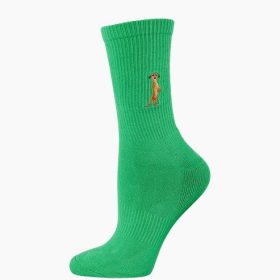  Womens Meerket Zoo Conservation Sock - Green