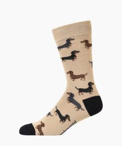 Bamboozld: Mens Dash Pups Bamboo Sock