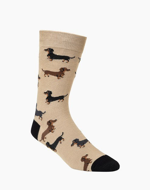 Bamboozld: Mens Dash Pups Bamboo Sock - Image 2