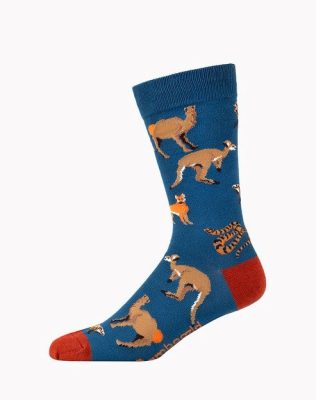  Mens Outback Animals Bamboo Sock