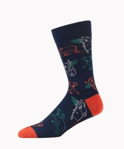 Bamboozld: Mens Sketch Koala Bamboo Sock