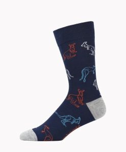 Bamboozld: Mens Sketch Roos Bamboo Sock