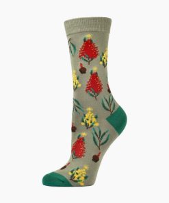 Bamboozld: Womens Aussie Trees Bamboo Sock