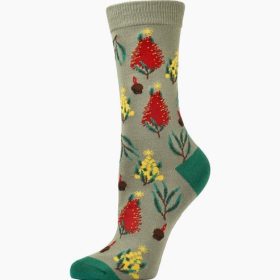  Womens Aussie Trees Bamboo Sock