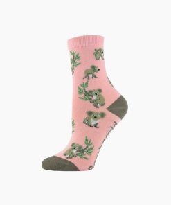 Bamboozld: Kids Koala bamboo Sock - Pink