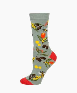 Bamboozld: Womens Gumnuts Bamboo Sock - Light Khaki