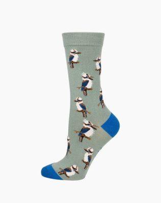  Womens Kookaburra Bamboo Sock - Light Khaki