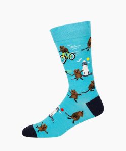 Bamboozld: Mens Quokka Adventure Bamboo Sock