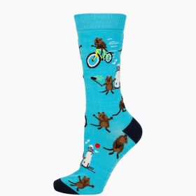  Womens Quokka Adventure Bamboo Sock