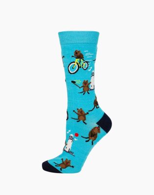  Womens Quokka Adventure Bamboo Sock