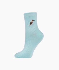 Bamboozld: Womens Quarter Crew Kookaburra Bamboo Sock