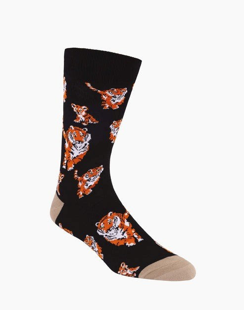 Bamboozld: Mens Tigers Bamboo Sock - Image 2