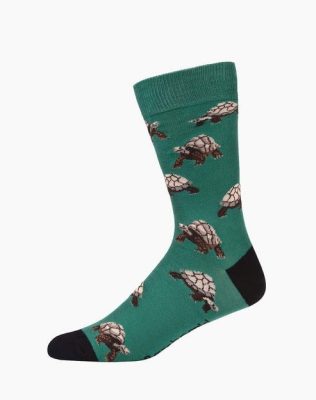  Mens Giant Tortoise Bamboo Sock