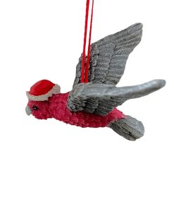 Australian Christmas Decoration - Galah with hat