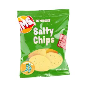  Socks Salty Chips Green
