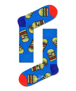 Happy Socks: Burger Blue