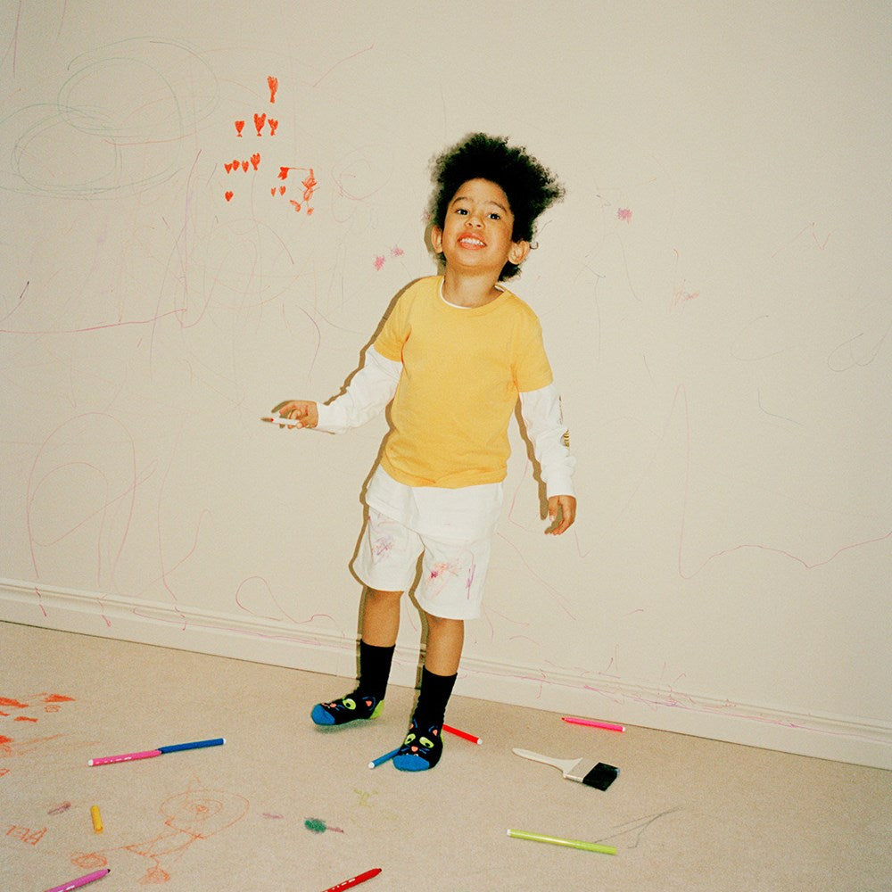 Happy Socks: Kids Cat Black - Image 2