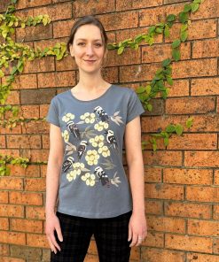 Kookaburra Steel Blue Womens Tee