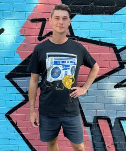 Recycle Wars Charcoal Mens Tee