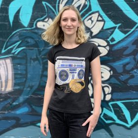 Recycle Wars Charcoal Womens Tee