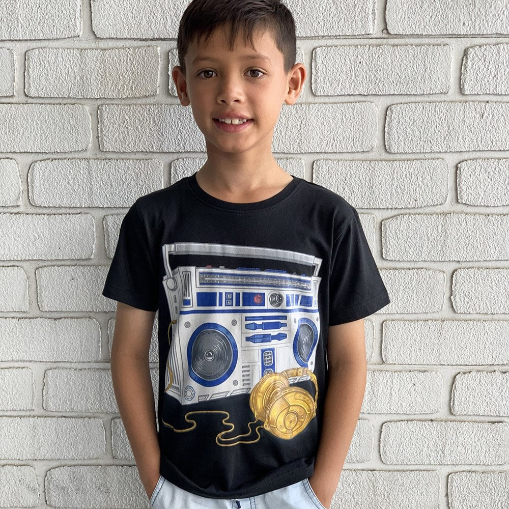 Recycle Wars Charcoal Kids Tee - Image 3