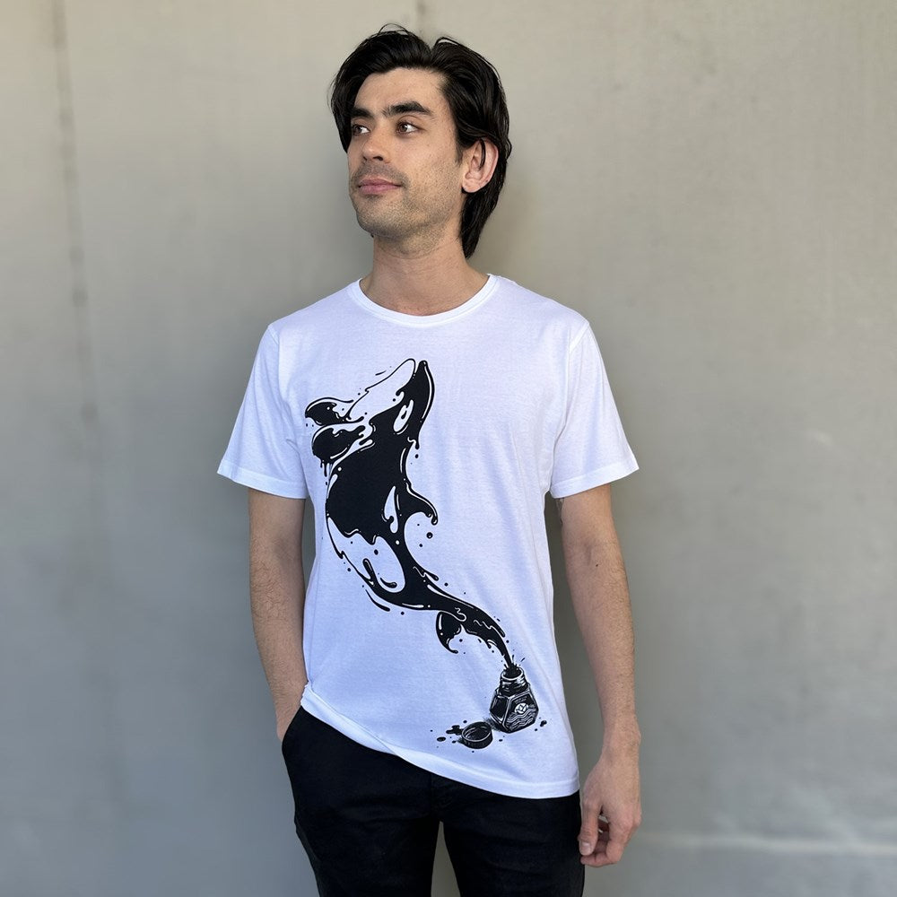 Great Leap White Mens Tee - Image 3
