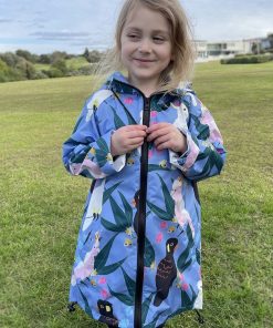 Raincoat: Cockatoos and Flora Kids