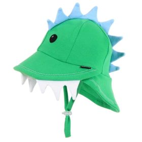  Legionnaire Flap Sun Hat Dinosaur Green