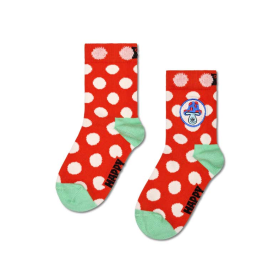  Kids Big Dot Mushroom Red