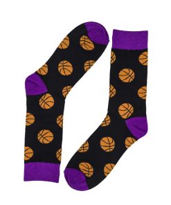 My2Socks: Basketball Black