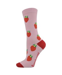Bamboozld: Womens Strawberry Bamboo Sock