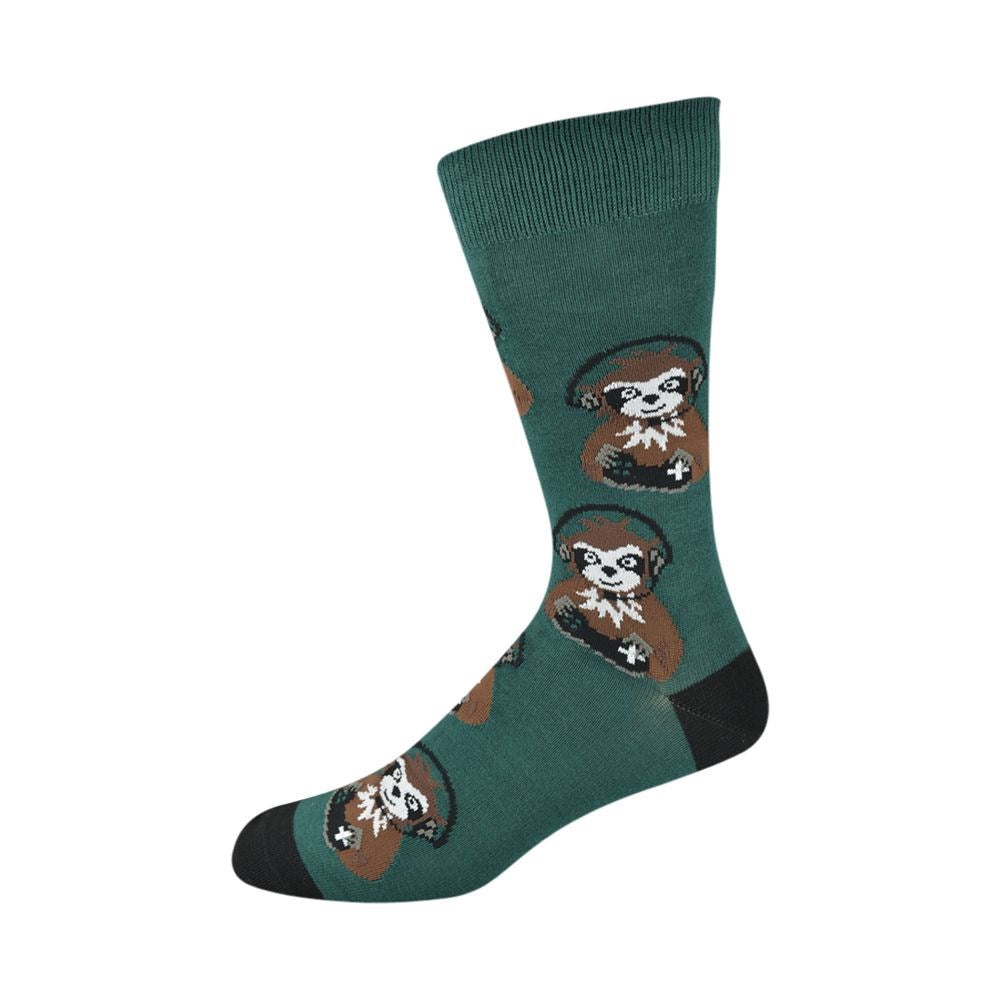 Bamboozld: Mens Sloth Gamer Bamboo Sock