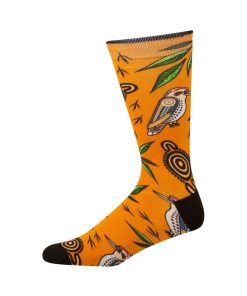 Bamboozld: Mens Native Australian Kookaburra Bamboo Sock