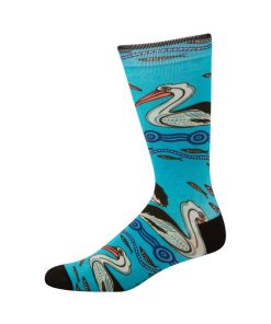Bamboozld: Mens Native Australian Pelican Bamboo Sock