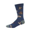 Bamboozld: Mens Cavoodles Blue Bamboo Sock