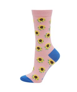 Bamboozld: Womens Sunny Dayz Pink Bamboo Sock