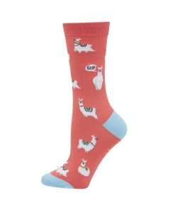 Bamboozld: Womens Sup Llama Bamboo Sock
