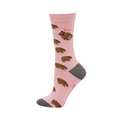  Womens Wally Wombat Bamboo Sock
