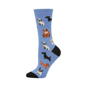  Womens Yappy Days Denim Bamboo Sock