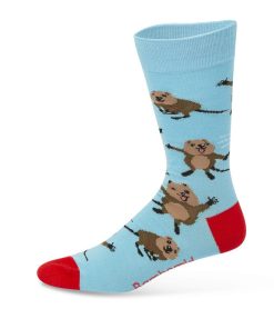 Bamboozld: Mens Quokka Sky Blue Bamboo Sock