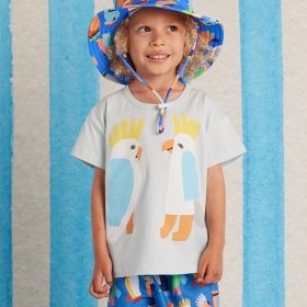  Swim Bucket Hat Flamin' Galahs