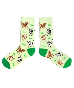 Spencer Flynn: Womens Cottonfield Cows Sock