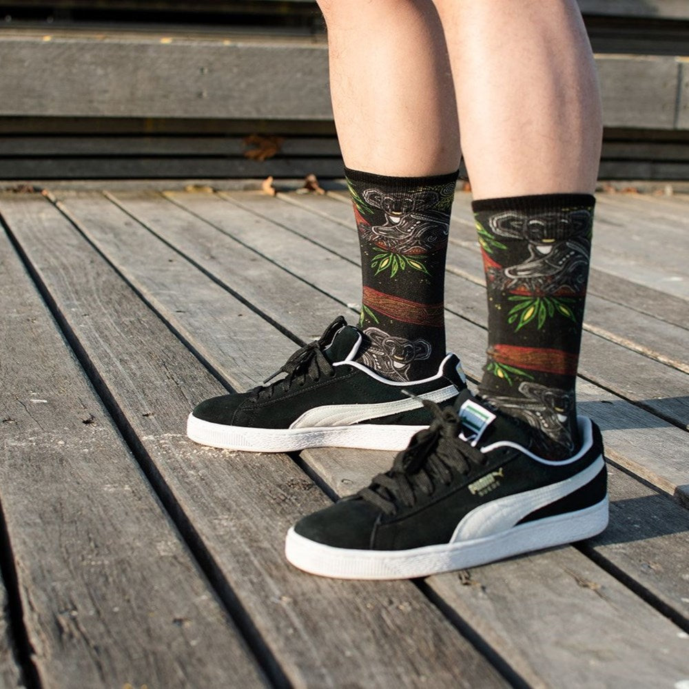 Bamboozld: Mens Indigenous Australian Koala Sock - Image 2