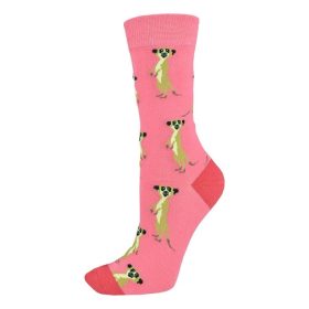  Womens Meerkat Bamboo Sock