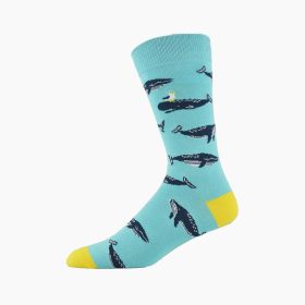  Mens Moby Dick Bamboo Sock